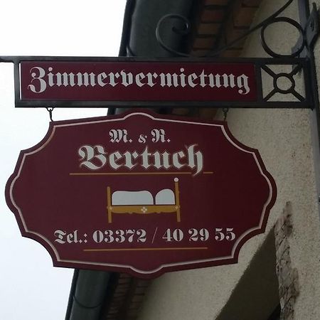 Zimmervermietung M&R Bertuch Jüterbog Esterno foto
